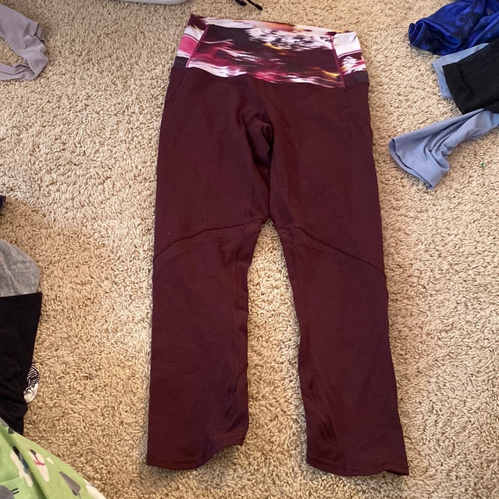 lulu lemon leggings capri